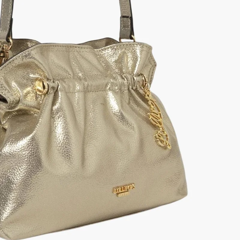 Sac porté épaule Lollipops forme bonbonnière Shania S310589 1 couleur Doré, vue de près Sac porté épaule Lollipops forme bonbonnière Shania S310589 1 couleur Doré, vue de près