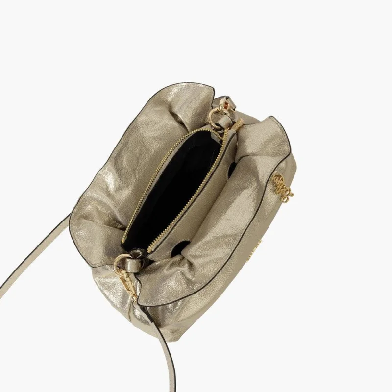 Sac porté épaule Lollipops forme bonbonnière Shania S310589 1 couleur Doré, ouvert Sac porté épaule Lollipops forme bonbonnière Shania S310589 1 couleur Doré, ouvert