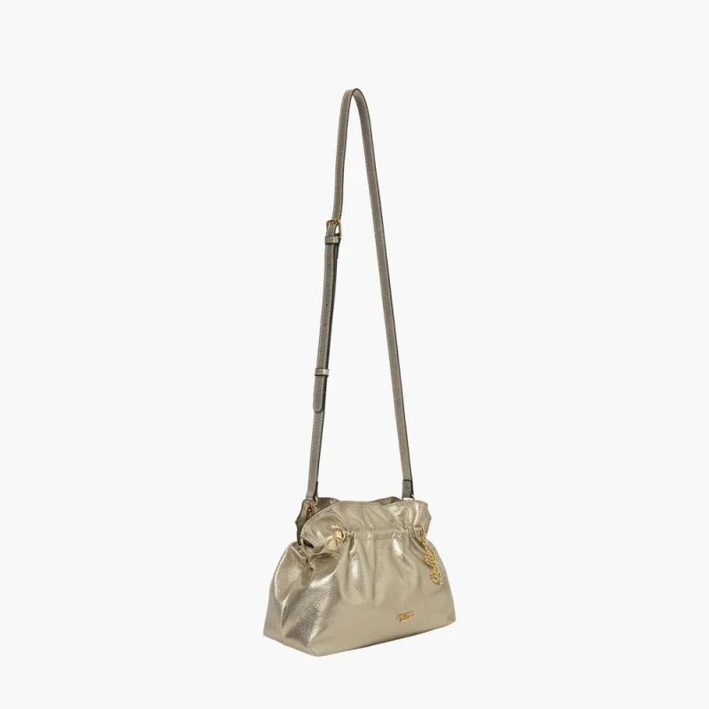 Sac porté épaule Lollipops forme bonbonnière Shania S310589 1 couleur Doré, vue de profil Sac porté épaule Lollipops forme bonbonnière Shania S310589 1 couleur Doré, vue de profil