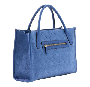 GUESS Jodi Tote Grey Blue Logo HWPG9769220-GBL Grey Blue Logo Guess Vue de dos