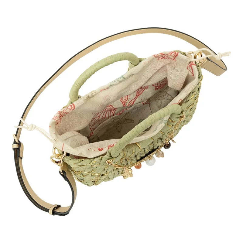 Sac panier beige Sotta beige Lollipops Vue intérieure Sac panier beige Sotta beige Lollipops Vue intérieure