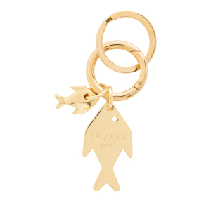 Porte-clés poissons Beach en métal A14119 V8 Doré Lancel Vue de dos