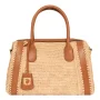 Sac en raphia et cuir - BELLA Ficelle Gerard Darel Vue de face sans bandoulière Sac en raphia et cuir - BELLA Ficelle Gerard Darel Vue de face sans bandoulière