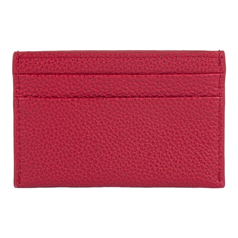 Foulonné PM Porte-cartes 170-34-ROUGE Rouge Lancaster Vue de dos Foulonné PM Porte-cartes 170-34-ROUGE Rouge Lancaster Vue de dos