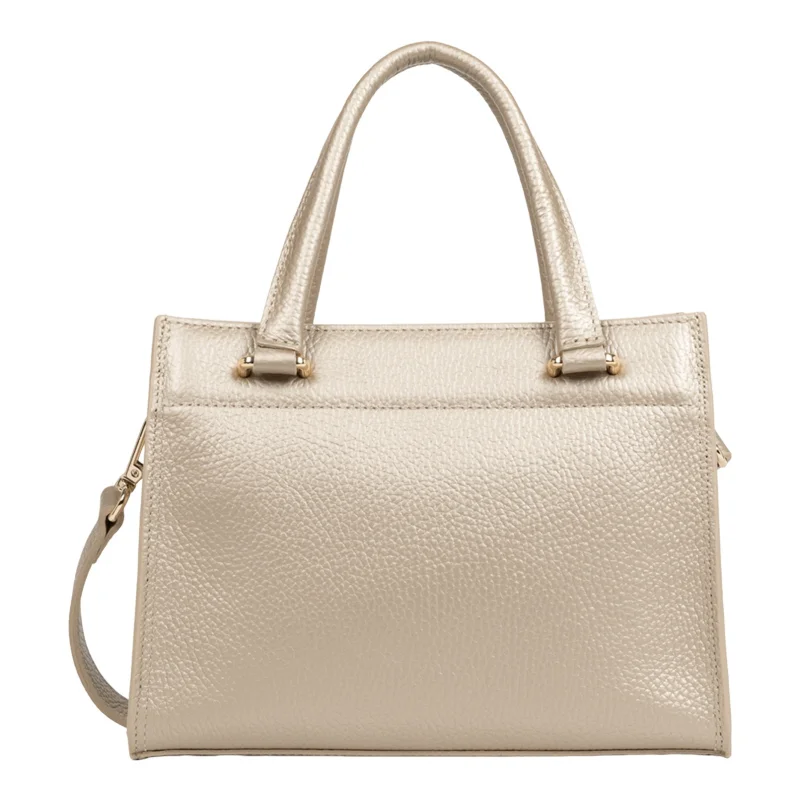 Petit sac à main Foulonné Double Daily 470-73-OR/NU Or pâle / Nude Vue de dos Petit sac à main Foulonné Double Daily 470-73-OR/NU Or pâle / Nude Vue de dos