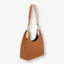 Sac porté épaule Les Ateliers Fourès en cuir souple Amazone A602 LIO, couleur Lionne, vue de côté Sac porté épaule Les Ateliers Fourès en cuir souple Amazone A602 LIO, couleur Lionne, vue de côté