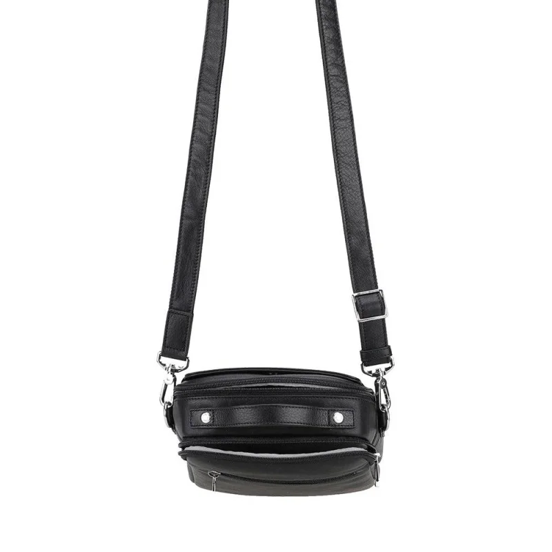 Sacoche homme M effet grainé Ange