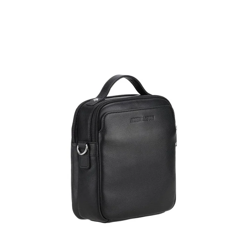 Sacoche homme M effet grainé Ange