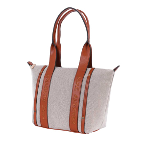 Sac Cabas - ABRIELLE LIN Cognac Mac Alyster Vue de côté
