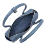 Sac trotteur Donna Cube Bleu jeans Lancaster Vue intérieure Sac trotteur Donna Cube Bleu jeans Lancaster Vue intérieure