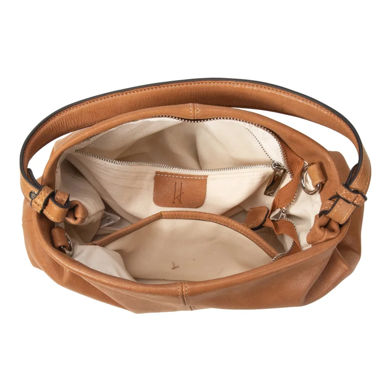 EMMA - Vachette velouté irisé - Camel - Nouvelle Ligne .KL Camel Kate Lee Vue intérieure EMMA - Vachette velouté irisé - Camel - Nouvelle Ligne .KL Camel Kate Lee Vue intérieure