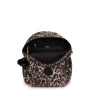 Petit sac à dos Kipling avec bretelles ajustables City Zip S KPKI63456JP1, couleur Léopard sauvage, ouvert Petit sac à dos Kipling avec bretelles ajustables City Zip S KPKI63456JP1, couleur Léopard sauvage, ouvert