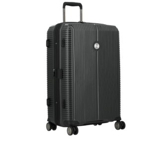 Valise 4 roues jump,sondo DS24EXNR couleur noir ,vue profil .