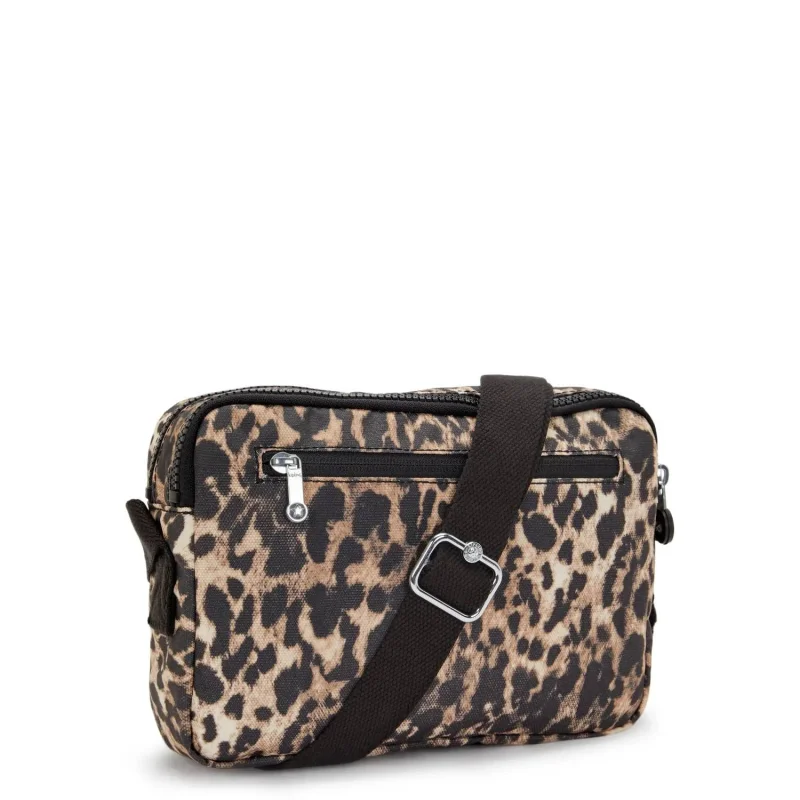 Sac bandoulière Kipling M avec Sangle Réglable Abanu KPKI62376JP1, couleur Léopard sauvage, vue de profil Sac bandoulière Kipling M avec Sangle Réglable Abanu KPKI62376JP1, couleur Léopard sauvage, vue de profil