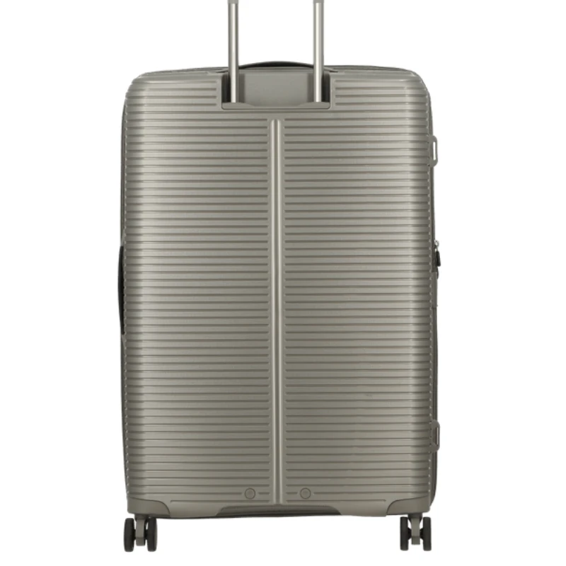 Valise large à 4 roues jump sondo DS28EXCHAM couleur Champagne vue de dos. Valise large à 4 roues jump sondo DS28EXCHAM couleur Champagne vue de dos.