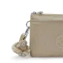 Petit Sac Bandoulière Kipling avec porte clé Riri KPKI75904PW1, couleur Soft Taupe, vue de près Petit Sac Bandoulière Kipling avec porte clé Riri KPKI75904PW1, couleur Soft Taupe, vue de près