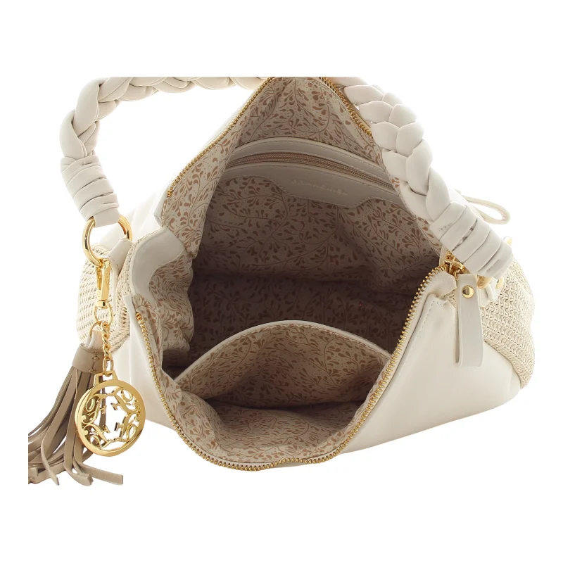 Sac porté épaule Elisabeth avec pompon 292612BEIGE Beige Francinel Vue intérieure Sac porté épaule Elisabeth avec pompon 292612BEIGE Beige Francinel Vue intérieure