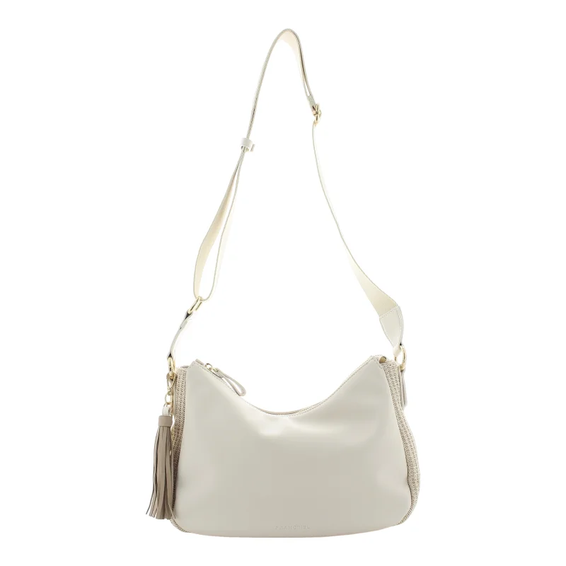 Sac porté épaule Elisabeth avec pompon 292612BEIGE Beige Francinel Vue bandoulière Sac porté épaule Elisabeth avec pompon 292612BEIGE Beige Francinel Vue bandoulière