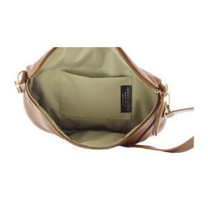 Banane en cuir grainé A1160CAM Camel JN Plus Vue intérieure