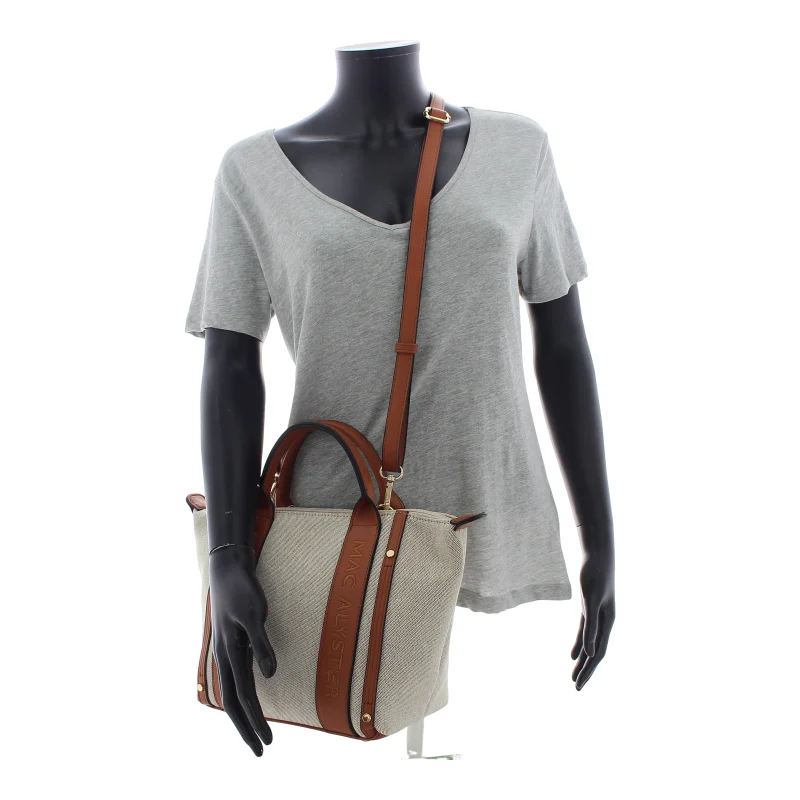 Mac Alyster AD-102-LIN AD-102-LIN-COG Cognac Mac Alyster Vue mannequin Mac Alyster AD-102-LIN AD-102-LIN-COG Cognac Mac Alyster Vue mannequin