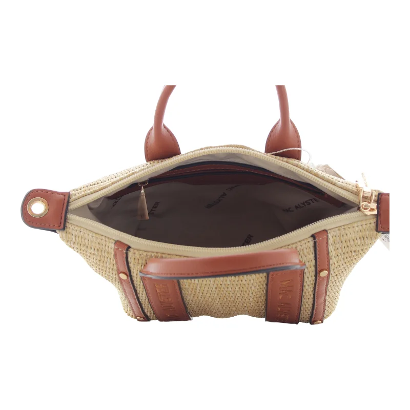 Mini sac xs synthétique façon raphia AD-103-RAP AD-103-RAP-MAR Marron Mac Alyster Vue intérieure Mini sac xs synthétique façon raphia AD-103-RAP AD-103-RAP-MAR Marron Mac Alyster Vue intérieure