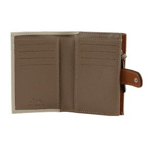 Petit portefeuille Clarence similicuir 292606BEIGE Beige Francinel Vue intérieure