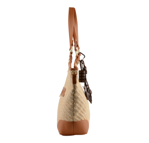Sac porté épaule Mathilde 292628BEIGE Beige Francinel Vue de profil