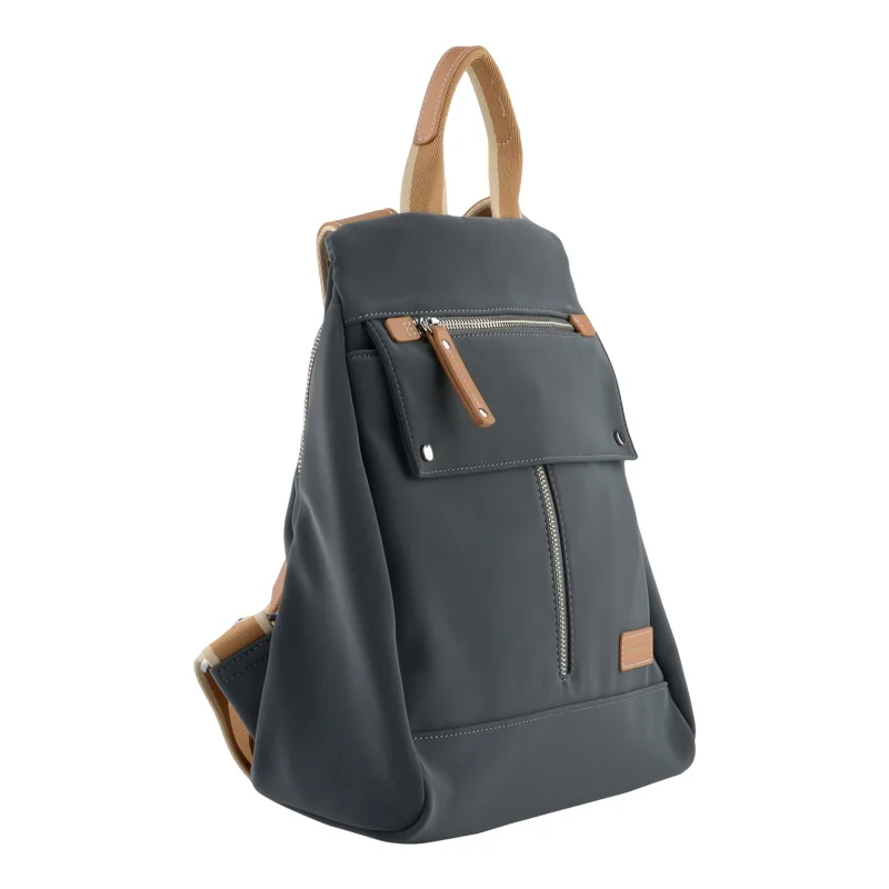 Sac à dos femme Naema en toile enduite 292634PETROLE Petrole Francinel Vue de côté Sac à dos femme Naema en toile enduite 292634PETROLE Petrole Francinel Vue de côté