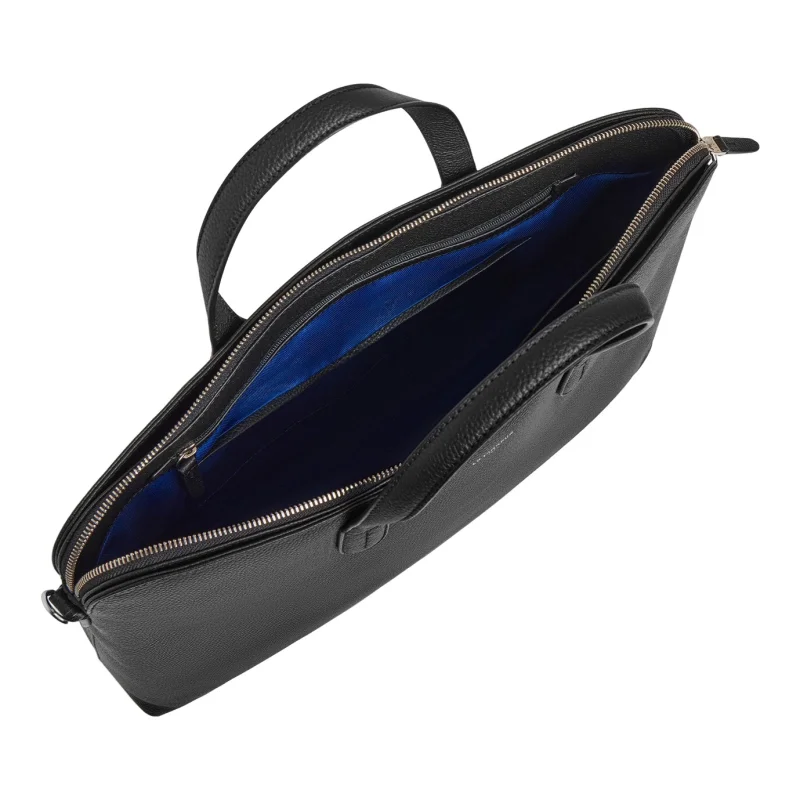 Sophie porte documents 1 soufflet 15" en cuir grainé TSOP4002N01 Noir Le Tanneur Vue intérieure Sophie porte documents 1 soufflet 15" en cuir grainé TSOP4002N01 Noir Le Tanneur Vue intérieure