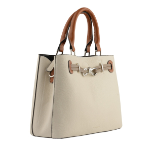 Sac porté main Elisabeth 292604BEIGE Beige Francinel Vue de profil