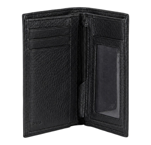 Portefeuille Raphael en cuir grainé TRAP3311N01 Noir Le Tanneur Vue intérieure