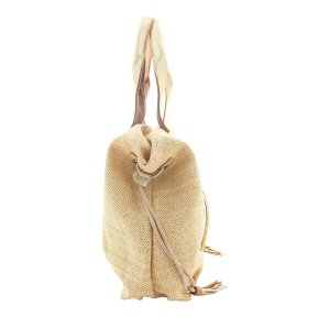 Sac shopping porté main / épaule zippé en synthétique 20204CM-42 Ambre Mila Louise Vue de profil