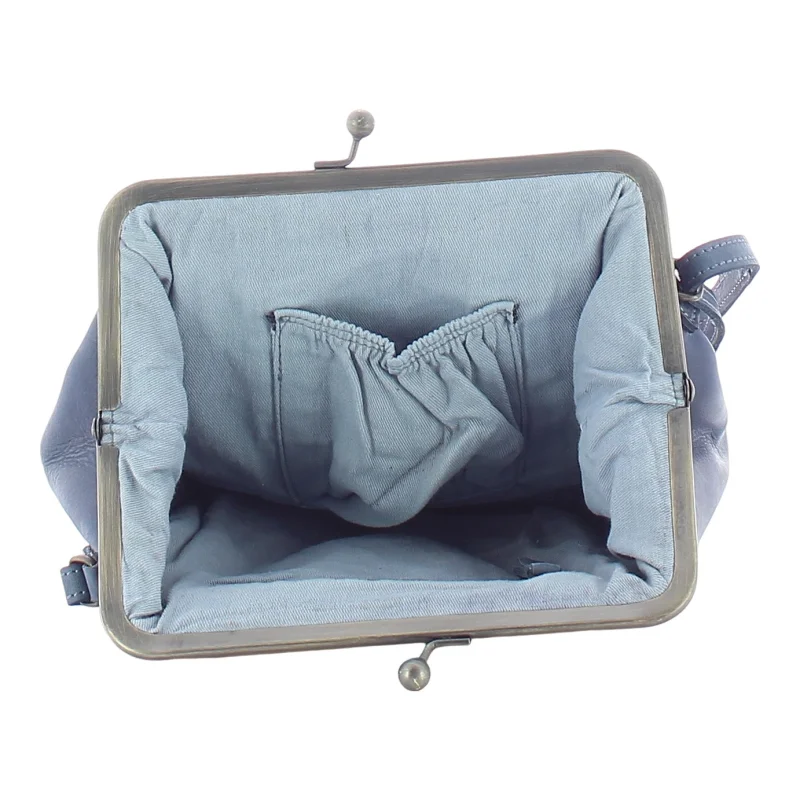Sac bandoulière Kansas Blink en cuir tressé KAB21L BLUE Bleu Biba Vue intérieure Sac bandoulière Kansas Blink en cuir tressé KAB21L BLUE Bleu Biba Vue intérieure