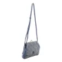 Sac bandoulière Kansas Blink en cuir tressé KAB21L BLUE Bleu Biba Vue côté avec bandoulière Sac bandoulière Kansas Blink en cuir tressé KAB21L BLUE Bleu Biba Vue côté avec bandoulière