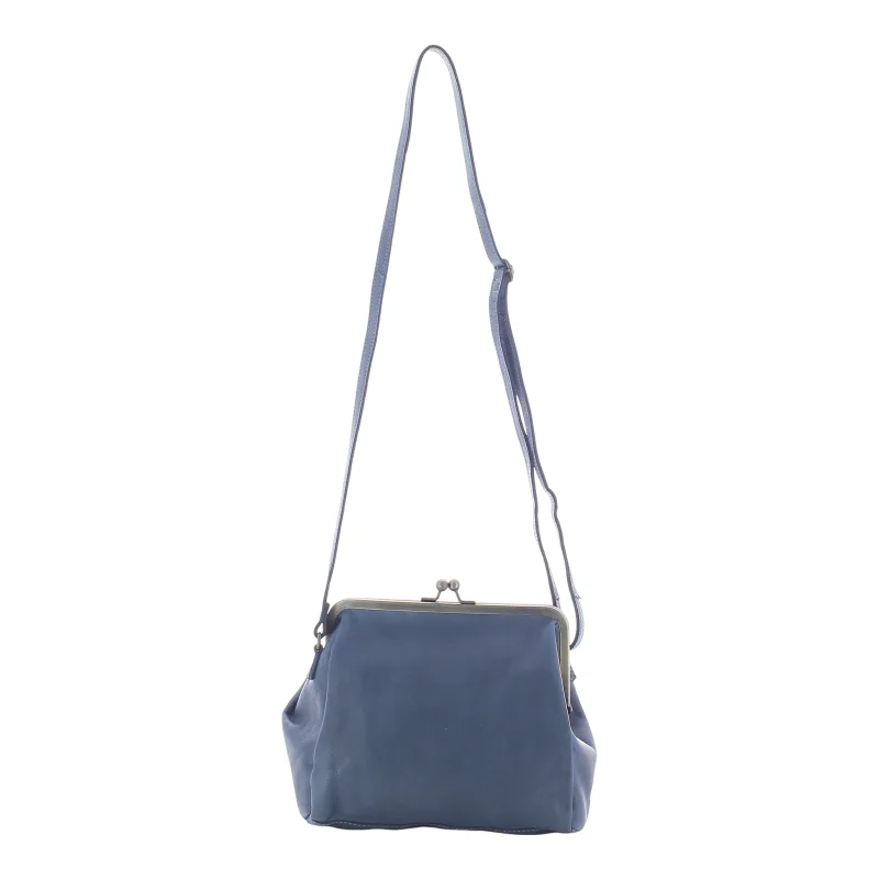 Sac bandoulière Kansas Blink en cuir tressé KAB21L BLUE Bleu Biba Vue dos avec bandoulière Sac bandoulière Kansas Blink en cuir tressé KAB21L BLUE Bleu Biba Vue dos avec bandoulière