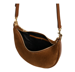 Sac demi-lune en cuir velours Le Suzanne 29x23,5x7,5 cm S59Y4001506 Kenya Gerard Darel Vue intérieure