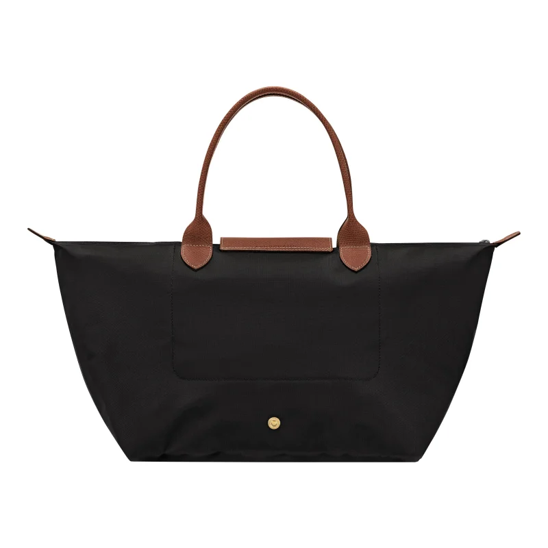 Sac à main L Le Pliage Original Noir Longchamp Vue de dos Sac à main L Le Pliage Original Noir Longchamp Vue de dos