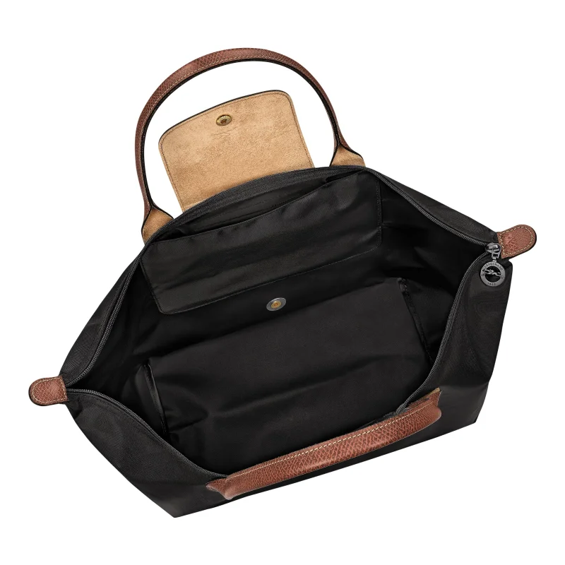 Sac à main L Le Pliage Original Noir Longchamp Vue intérieure Sac à main L Le Pliage Original Noir Longchamp Vue intérieure