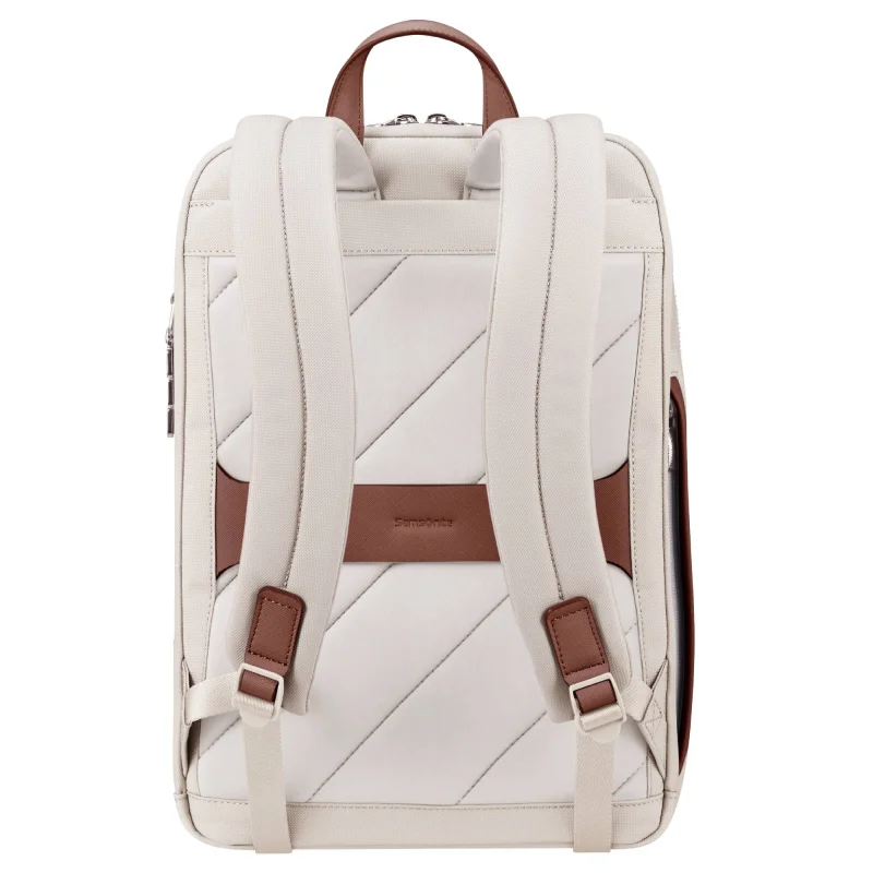Sac à dos ordinateur Samsonite 14.1" Image Biz 155344 1451, couleur ivoire, vue de dos Sac à dos ordinateur Samsonite 14.1" Image Biz 155344 1451, couleur ivoire, vue de dos