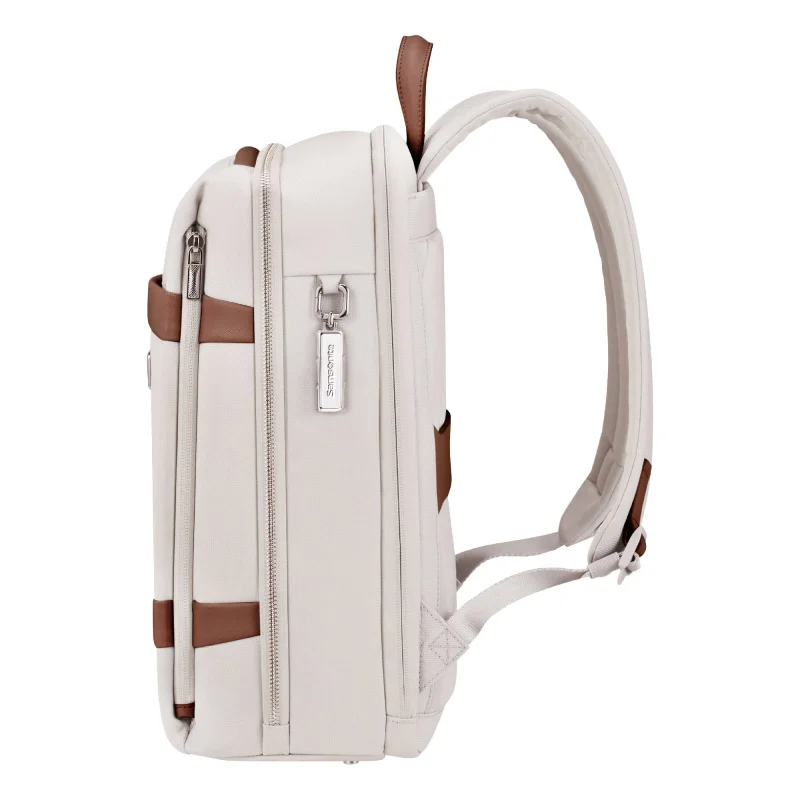 Sac à dos ordinateur Samsonite 14.1" Image Biz 155344 1451, couleur ivoire, vue de côté Sac à dos ordinateur Samsonite 14.1" Image Biz 155344 1451, couleur ivoire, vue de côté