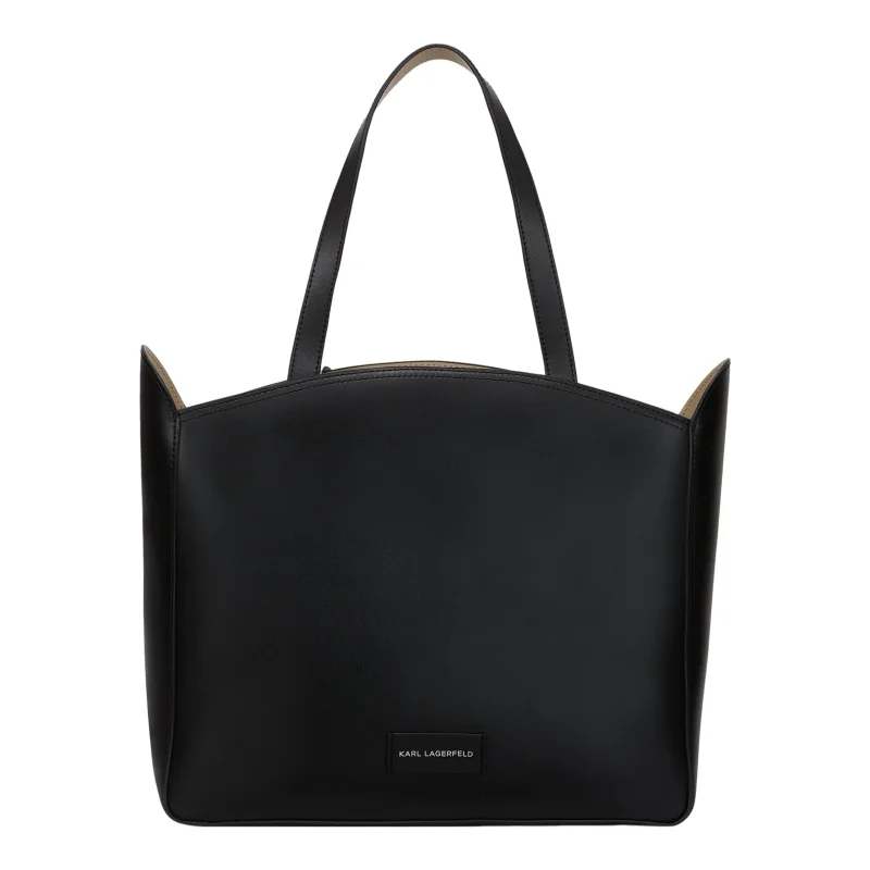 K/Circle medium tote bag Black Karl Lagerfeld Vue de dos K/Circle medium tote bag Black Karl Lagerfeld Vue de dos