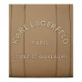 Rue St-Guillaume medium tote bag B1W30041 1LG Nougat Karl Lagerfeld Vue détail logo Rue St-Guillaume medium tote bag B1W30041 1LG Nougat Karl Lagerfeld Vue détail logo