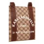 Sac cabas M K/RSG B1W50021 2LO Monogram Nougat Karl Lagerfeld Vue détails logo Sac cabas M K/RSG B1W50021 2LO Monogram Nougat Karl Lagerfeld Vue détails logo