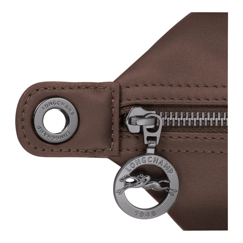Sac porté épaule M Le Pliage Xtra 10189 987 002 Moka Longchamp Vue détails zips Sac porté épaule M Le Pliage Xtra 10189 987 002 Moka Longchamp Vue détails zips