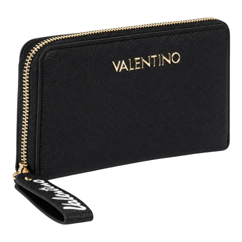 Portefeuille zippé Ryta Re VPS9UI155 001 Noir Valentino Bags Vue de côté Portefeuille zippé Ryta Re VPS9UI155 001 Noir Valentino Bags Vue de côté