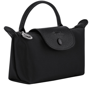 Pochette Le Pliage One 34175 979 001 Noir Longchamp Vue de profil