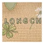Panier XS Le Pliage Collection Amande Longchamp Vue détails broderies Panier XS Le Pliage Collection Amande Longchamp Vue détails broderies