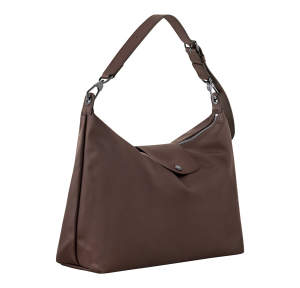 Sac porté épaule XL 10371 987 002 Moka Longchamp Vue de côté