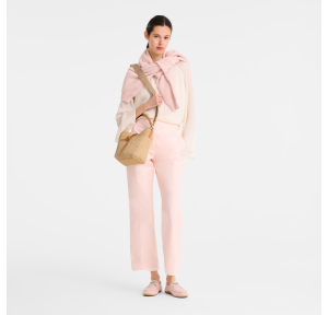 Sac seau XS Le Roseau Végétal Longchamp Vue mannequin