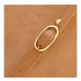 Sac bandoulière XS Complice Pécan Longchamp Vue détails bijouterie dorée et cuir Sac bandoulière XS Complice Pécan Longchamp Vue détails bijouterie dorée et cuir